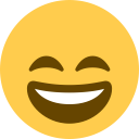 grinning face with smiling eyes