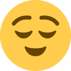 relieved face