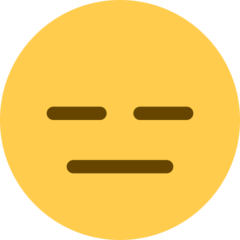 expressionless face