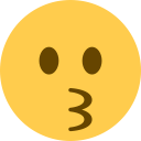 kissing face