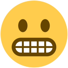 grimacing face