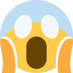 face screaming in fear