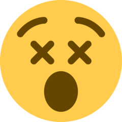 face with crossed-out eyes