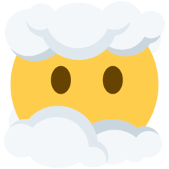 face in clouds