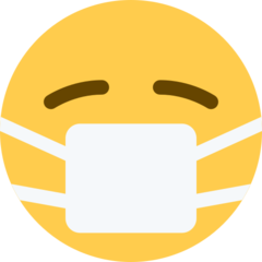 face with medical mask