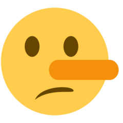 lying face