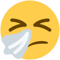 sneezing face
