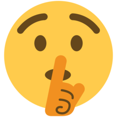 shushing face