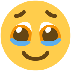 face holding back tears