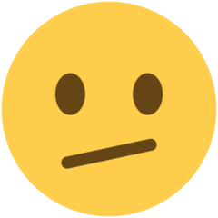 face with diagonal mouth