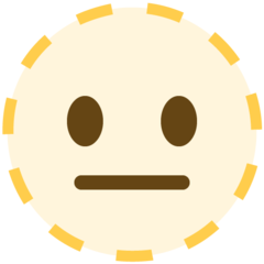 dotted line face
