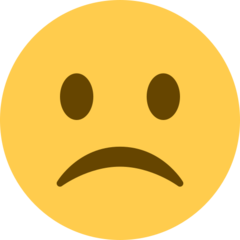 frowning face